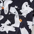 thumbnail image 6 of Halloween Pjs Set for Women Smooth Cute Print Collar Short Sleeve Button Up Nightwear and Shorts Lightweight 2 Piece Home Wear Set Relaxed Fit Cute Lounge Sets, 6 of 9