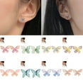 thumbnail image 3 of Boucles d'Oreilles Papillon Mode Mini Délicates Boucles d'Oreilles Cartilage Percées, 3 of 10