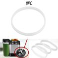 thumbnail image 2 of 8PC Rubber Gaskets 10cm Sealing Gaskets O-Ring Replacement Parts for Blender, 2 of 10