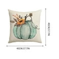 thumbnail image 3 of PEIBang Fall Pumpkin Home Sweet Home Throw Pillow Covers,18 x 18 Inch Autumn Grateful Blessed Harvest Floral Decorations for Sofa Couch, 3 of 6
