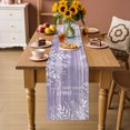 thumbnail image 4 of Table Runners 120 Inches Long Dress Scarves, Vintage Lavender Farmhouse Coffee/Dining/Kitchen Table Decor Table Runner for Living Room, Farmhouse Florals Leaf Coastal Home Sweet 13x120 Inch, 4 of 9
