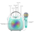 thumbnail image 4 of Máquina de karaoke bluetooth Sunnimix para niños rosa, 4 of 8