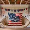 thumbnail image 4 of 4th Of July Independence Day Pillow Covers Patriotic Flag Throw Pillow Cases And Decorative Cushion Covers For Home Sofa Couch, 4 of 7