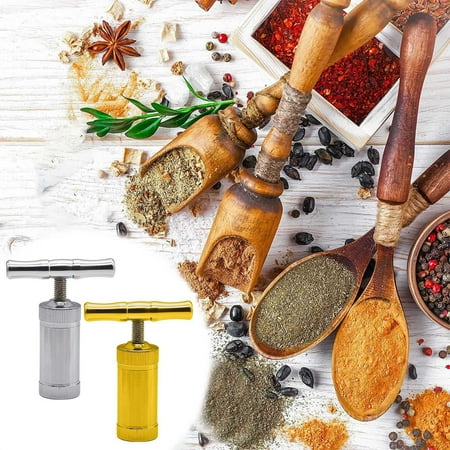 

Limited Time Savings Household Powder Grinder Aluminum Alloy Extrusion Tool Durable Grinding Tool for Kitchen Use Efficient and Easy to Operate for Powder Preparation | metal Multicolor