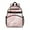 Pink Gold Marble, variant on Pink Gold Marble Pattern Backpack for School,Cute School Bag,Schoolbag with Adjustable Shoulder Straps & Padded Back,15.25"x11.5"x5.25"