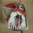 thumbnail image 4 of Peacheart 4th of July Patriotic Gnome Decorations, Glitter Sequin Gnomes Hold Star Plush Swedish Tomte Table Ornaments for Independence Day Memorial Day Tiered Tray Decor, 8.6inch, 4 of 8