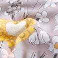 thumbnail image 2 of DBOZE Bed in a Bag 4 Pieces Cotton Blend Comforter Sets, All Season Bedding Sets with Comforter and Pillowcases, All Season Down Alternative Ultra Soft Bedding. Gold/White,King, 2 of 5