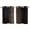 Black, variant on Leopard Print Kitchen Curtains 96 Inch Length, Chic Abstract Black Brown Animals Texture Grommet Top Bedroom Living Room Curtains, Light Filtering Cafe Curtain Drapes 2 Panels Set 104''x96''