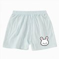 thumbnail image 5 of mgoYE Baby Girl Shorts Baby Girls Solid Soft Elastic Waist Cute Pattern Casual Playing Shorts Summer Short Pants 3M-24M(B,6-12 Months), 5 of 5