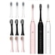 thumbnail image 2 of Cepillo de dientes eléctrico sónico para adultos, ultrasónico, automático, recargable por USB, IPX7, resistente al agua, cabezal de cepillo de dientes reemplazable, 2 of 5