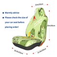 thumbnail image 3 of Fotbe Cute Dinosaurs Cartoon Funda para Asiento de Auto con Estampado – Impermeable y Antisudor – Ajuste Universal, Lavable a Máquina, Antideslizante (1 Pieza), 3 of 5
