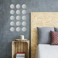 thumbnail image 3 of HEALEEP Square Mirror Effect Decals Wall Mirror Stick On Silver 1Pcs, 3 of 8