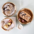 thumbnail image 2 of Hand-woven Rattan Storage Basket Fruit Tea Bread Basket with Handle Breakfast Tray for Shelves Organizing, 2 of 8
