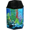 Hawkeye 1.6-Gallon Hexagon Aquarium Kit with Internal Power Filter and Light
