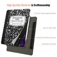 thumbnail image 7 of Fintie Translucent Case for iPad Pro 12.9" 4th & 3rd Generation 2020/2018 with Pencil Holder - Lightweight Cover SlimShell Frosted Stand Hard Back, Auto Wake/Sleep, Composition Book, 7 of 7
