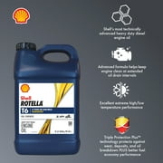 (3 pack) Shell Rotella T6 Full Synthetic 15W-40 Diesel Engine Oil, 2.5 Gallon
