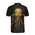 thumbnail image 3 of Kraken Sea Monster Vintage Men's Polo Shirt S-5XL, 3 of 5