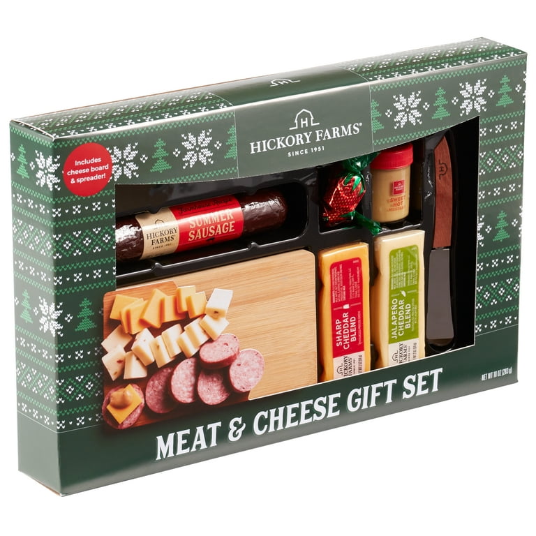 Hickory Farms $14.88 Meat & Cheese Gift Box Gourmet Charcuterie