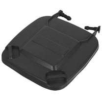 LOLIPPYY Plastic Trash Can Lid Replacement Light Grey Bin Cover with Odor Prevention and Easy Cleaning