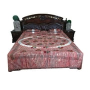 Mogul Tapestry Cotton Bed Cover Printed Indi Bedroom Décor Bedspread