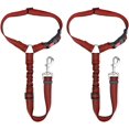 thumbnail image 1 of 2 Pcs Appuie-Tête Ceinture de Sécurité pour Chien Harnais de Sécurité Réglable Durable, 1 of 4