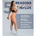 thumbnail image 4 of Nirlux Womens Biker Shorts With Pockets-Yoga Shorts For Women Regular & Plus Size For Gym & Yoga Size 6, 6" Inseam, Cork, 4 of 6