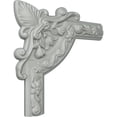 thumbnail image 4 of Ekena Millwork PML10X10SU 10.75 In. W X 10.75 In. H Architectural Panneau Floral Coin de Moulage, 4 of 4