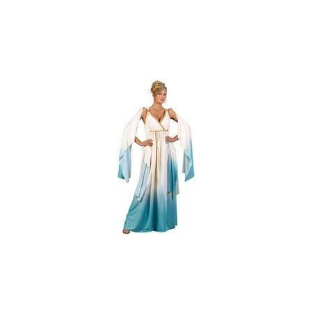 Fun World Greek Goddess Costume, Cr?me/Light Blue, Small/Medium