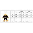 thumbnail image 4 of KOMOO Baby Romper Set Bowknot Hairband Letters Print Long Sleeve Ruffle Bell-Bottom Jumpsuit Outfits, 4 of 9