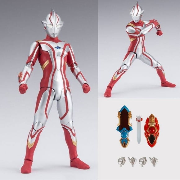 Figurine Articulée d'Action Ultra-man Mebius de 6,7 Po avec Accessoires