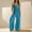 Blue, variant on Womens Loose Overalls, Strap Wide Leg Jumpsuit Summer Workout Office Jumpsuits with Pockets