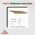 thumbnail image 5 of ALEKO 16'x10' Retractable Awning Fabric Replacement, Sand Color, 5 of 9