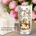 thumbnail image 3 of Gifts for Wife - Gifts for Her - Happy Anniversary Wedding Gifts - Wife Gifts from Husband - Wife Birthday Gift Ideas - Christmas Gifts for Wife - Romantic Gifts for Her - 20 Oz To My Wife Tumbler, 3 of 6