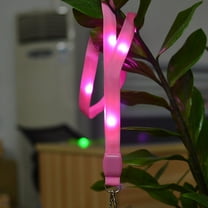 Masteelf  Glowing Light with Lanyard Accessories Neck Strip Lanyards Pink