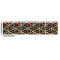 thumbnail image 2 of Ambesonne African Fabric by the Yard Upholstery, Geometric Grunge Mosaic, 10 Yards, Multicolor, 2 of 4