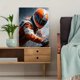thumbnail image 5 of Qisvanset Bengal Cat Portrait Canvas Print 12x16 Inch Kitchen Wall Art, 5 of 8