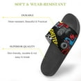 thumbnail image 3 of GZHJMY Stylish Slides for Women Men, Mtcartoon Cool Toy Red Racing Car Soft Flexible Slip-on Sandals Slippers, 3 of 7