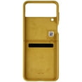 thumbnail image 3 of Samsung Official Leather Cover for Galaxy Z Flip3 5G - Mustard/Tan, 3 of 3