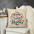 thumbnail image 2 of Farmhouse Chicken Home Sweet Home Throw Pillow Covers,  Bless Our Home Seasonal Cushion Case Decoration for Sofa Couch, 2 of 5