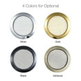 thumbnail image 2 of 2pcs Silver Screened Sound Hole Inserts for Dobro Resonator Guitar Cigar Box Guitars, 2 of 5