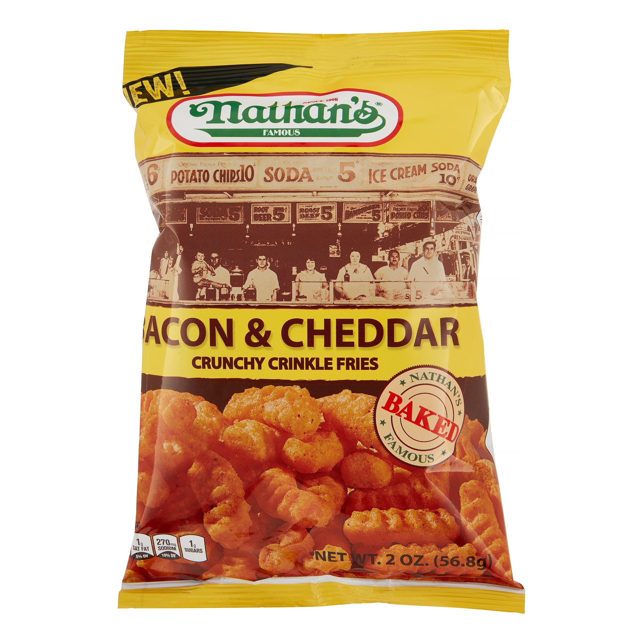 Inventure Foods Nathans Fries, 2 oz