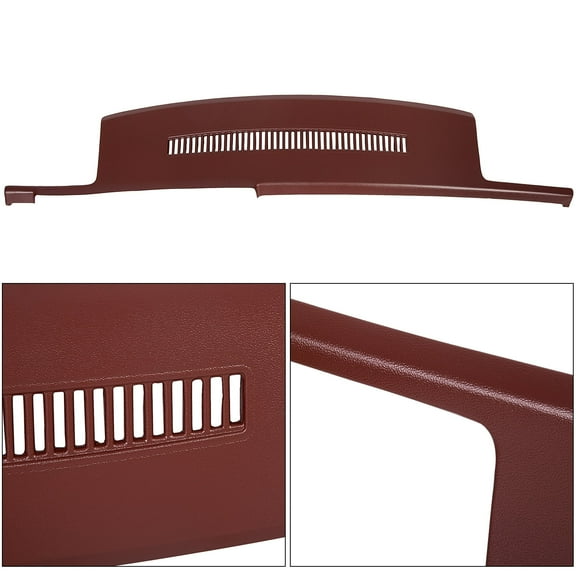 Kojem Dash Cap Cover Overlay for 1992-1994 Blazer 1988-1994 GMC C1500 C2500 C3500 K1500 2500 3500 Chevy Suburban Yukon Dashboard Garnet