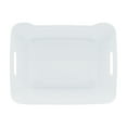 thumbnail image 6 of (12 pack) Mainstays Large Easy Access Plastic Storage Bin, Arctic White, 6 of 8