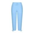 thumbnail image 4 of Erwazi Mens Jogger Pants Elastic Waist Drawstring Cotton Casual Joggers, 4 of 5