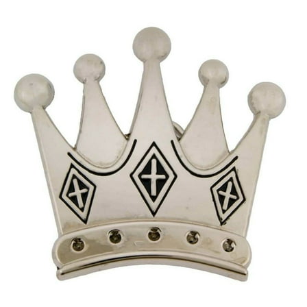 Crown Belt Buckle 3 crossess King royal Men Women New Big Silver Metal Fashion