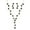 02, variant on Faty-T Silver Necklace Earrings Sets Rhinestone Bridal Wedding Jewelry Set Formal Prom Costume Jewelry Sets for Women and Brides