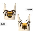 thumbnail image 5 of Lsque Honey Bee Printed Women'S Sports Bra, Compression, Moisture Wicking, High-Impact Sports Bra For Women,Supportive sports bra-X-Large, 5 of 9