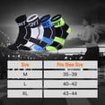 Carevas Reflective Cycling Socks HighVisibility Breathable Athletic