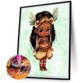 thumbnail image 2 of Pintura de diamante 5D DIY Taladro redondo completo Chica Kit Decoración del hogar Artesanía (QQ612) Hugtrwg Para estrenar, 2 of 9