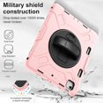 thumbnail image 3 of Case for iPad Air 13 Inch Case M3 2025 M2 2024, Rugged iPad Pro 12.9 6th/5th/4th/3rd Generation Case with Screen Protector/Kickstand/Handle Grip/Shoulder Strap/Pencil Holder, 3 of 6